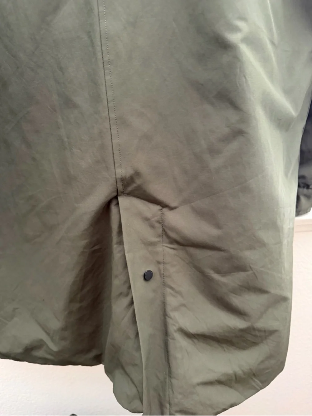 Herschel Supply Company Olive Trench Coat with Classic Collar - Picture 8 of 14